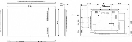 �� ������ ������ "65 Philips 65BDL4050D