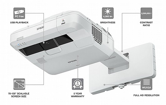 ���� ����� Epson EB-700U LASER /U.S.THROW  /FULL HD