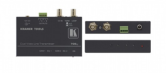 ������ ������ Kramer 705xl ����� 1 CV ������� 2 CAT5