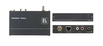 מתאמים ממירים Kramer 717 כניסה CV יציאה CAT5 מתאמים ממירים Kramer 717 כניסה CV יציאה CAT5