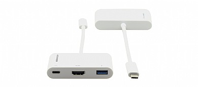 כבל מתאם USB 3.1 Type–C to HDMI & USB 3.0 & PD Adapter Cable Kramer ADC-U31C/M2 כבל מתאם USB 3.1 Type–C to HDMI & USB 3.0 & PD Adapter Cable Kramer ADC-U31C/M2