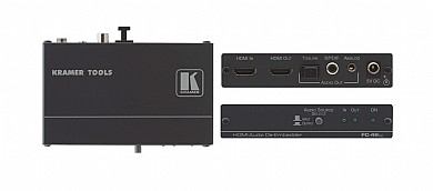 ממיר פורמטים Kramer FC-46xl עם כניסה HDMI ויציאה HDMI+S/PDIF+TOSLINK®+Stereo ממיר פורמטים Kramer FC-46xl עם כניסה HDMI ויציאה HDMI+S/PDIF+TOSLINK®+Stereo