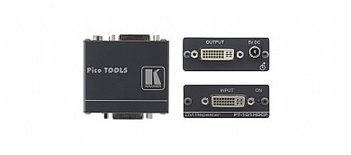 מרחיק קו Kramer PT-101HDCP כניסה ויציאה DVI מרחיק קו Kramer PT-101HDCP כניסה ויציאה DVI
