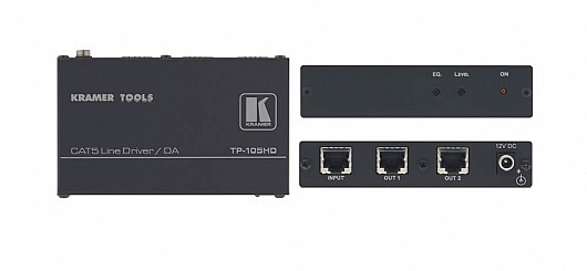 ���� ����� Kramer TP-105HD ����� CAT5 ������ CAT5*2