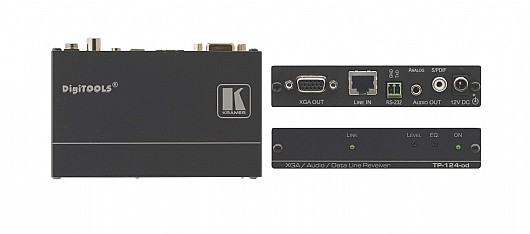 ���� ����� Kramer TP-124-OD �� ����� CAT5 �1 �����  VGA/HD+RS-232