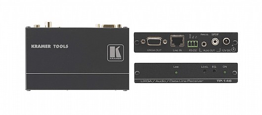 ���� ����� Kramer TP-146 �� ����� CAT5 �1 ����� VGA/HD+RS-232