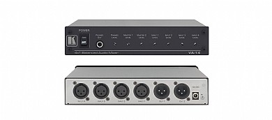 מִיקסֵר Kramer VA-14 כניסה XLR*4 ויציאה XLR*2 מִיקסֵר Kramer VA-14 כניסה XLR*4 ויציאה XLR*2
