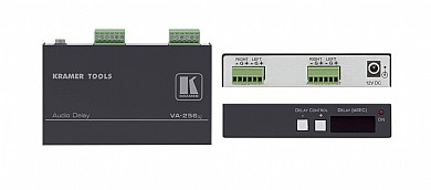 מעכב אודיו דיגיטלי Kramer VA-256XL כניסה (Stereo (B ויציאה (Stereo (B מעכב אודיו דיגיטלי Kramer VA-256XL כניסה (Stereo (B ויציאה (Stereo (B