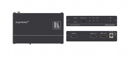���� ����� Kramer VM-2UHD �� ����� HDMI �-2 ������ HDMI.