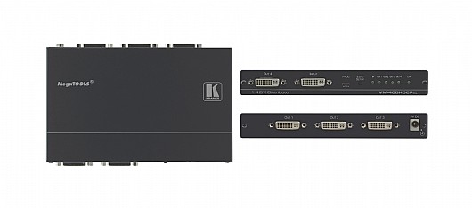 ���� ����� Kramer VM-400HDCPXL �� ����� DVI �-4 ������ DVI.