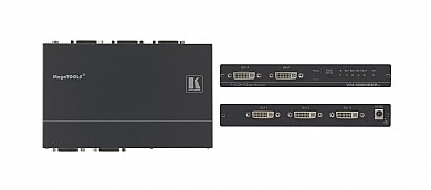 מפצל תמונה Kramer VM-400HDCPXL עם כניסת DVI ו-4 יציאות DVI. מפצל תמונה Kramer VM-400HDCPXL עם כניסת DVI ו-4 יציאות DVI.