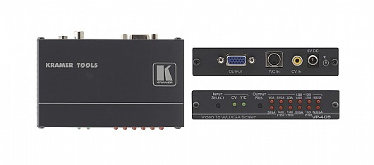 ���� Kramer VP-409 SCALER 2 ������ ������ 1 VGA