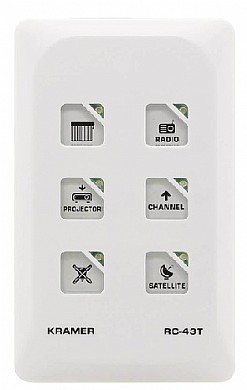 לחצני פיקוד לחדרי ישיבות חכמים Kramer RC-43T לחצני פיקוד לחדרי ישיבות חכמים Kramer RC-43T