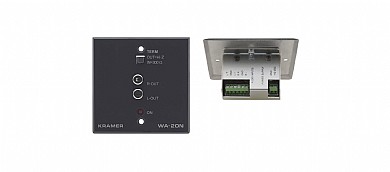 שקע Kramer WA-20N כניסה CAT5 ויציאה Stereo u שקע Kramer WA-20N כניסה CAT5 ויציאה Stereo u