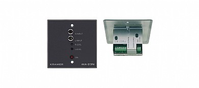 שקע Kramer WA-23N כניסה Stereo u ויציאה CAT5 שקע Kramer WA-23N כניסה Stereo u ויציאה CAT5