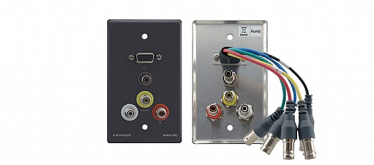 ��� Kramer WAV-5C ����� (15-pin HD (F)+3.5mm (F)+RCA*3 (F ������(15-BNC*5 (F)+3.5mm (F)+RCA*3 (F