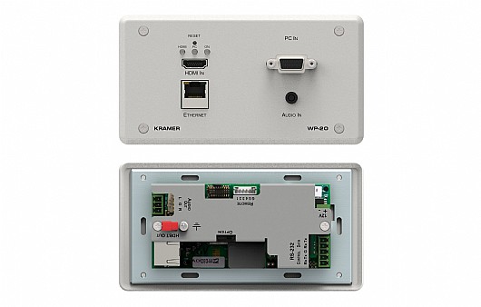 ��� ���� Kramer WP-20 ����� HDMI+VGA ������ HDBT