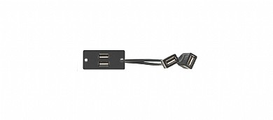 שקע Kramer WU-2AA כניסה 2*USB-A ויציאה 2*USB-A שקע Kramer WU-2AA כניסה 2*USB-A ויציאה 2*USB-A