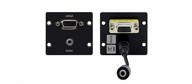 שקע Kramer WXA-2P כניסה (3.5mm (F) +15pin HD (F ויציאה (3.5mm (F) +15pin HD (F שקע Kramer WXA-2P כניסה (3.5mm (F) +15pin HD (F ויציאה (3.5mm (F) +15pin HD (F