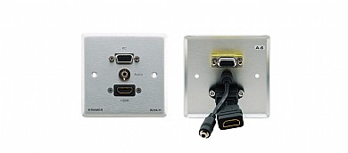שקע Kramer WXA-H כניסה HDMI+15pin HD+3.5mm ויציאה HDMI+15pin HD+3.5mm שקע Kramer WXA-H כניסה HDMI+15pin HD+3.5mm ויציאה HDMI+15pin HD+3.5mm