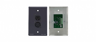 שקע Kramer WXL-1FM כניסה (XLR (F)+XLR (M ויציאה T-Block שקע Kramer WXL-1FM כניסה (XLR (F)+XLR (M ויציאה T-Block