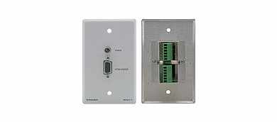 שקע Kramer WXV-1 כניסה (RCA (F) +15pin HD (F ויציאה T-Block שקע Kramer WXV-1 כניסה (RCA (F) +15pin HD (F ויציאה T-Block