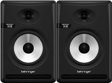 זוג מוניטורים אולפניים מוגברים Behringer Nekkst K6 6" 300W זוג מוניטורים אולפניים מוגברים Behringer Nekkst K6 6" 300W