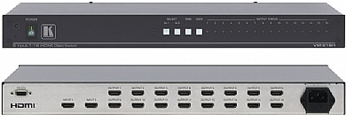 מפצל תמונה Kramer VM-216H עם 2 כניסות HDMI ל-16 יציאות HDMI. מפצל תמונה Kramer VM-216H עם 2 כניסות HDMI ל-16 יציאות HDMI.