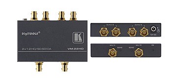 מפצל תמונה Kramer VM-22HD עם כניסות (Dual-Mode - HD-SDI (DL ו-2 יציאות (Dual-Mode - HD-SDI (DL. מפצל תמונה Kramer VM-22HD עם כניסות (Dual-Mode - HD-SDI (DL ו-2 יציאות (Dual-Mode - HD-SDI (DL.