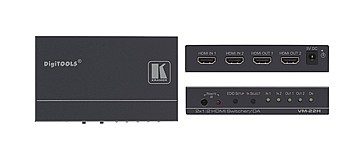 ���� ����� Kramer VM-22H �� 2 ������ HDMI �-2 ������ HDMI.