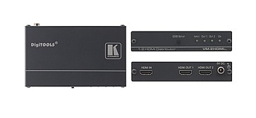 מפצל תמונה Kramer VM-2Hxl עם כניסת HDMI ו-2 יציאות HDMI. מפצל תמונה Kramer VM-2Hxl עם כניסת HDMI ו-2 יציאות HDMI.