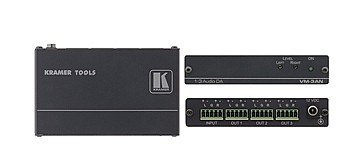 מפצל תמונה Kramer VM-3AN עם כניסת (Stereo (B אחת ו-3 יציאות (Stereo (B. מפצל תמונה Kramer VM-3AN עם כניסת (Stereo (B אחת ו-3 יציאות (Stereo (B.