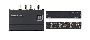 מפצל תמונה Kramer VM-3VN עם כניסת CV אחת ל-3 יציאות CV. מפצל תמונה Kramer VM-3VN עם כניסת CV אחת ל-3 יציאות CV.