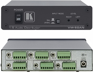 מפצל תמונה Kramer VM-50AN עם מגוון כניסות ויציאות (ראה תאור קצר) מפצל תמונה Kramer VM-50AN עם מגוון כניסות ויציאות (ראה תאור קצר)