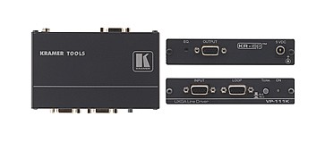 מפצל תמונה Kramer VP-111K עם כניסת VGA אחת ויציאת VGA אחת. (500 MHZ) מפצל תמונה Kramer VP-111K עם כניסת VGA אחת ויציאת VGA אחת. (500 MHZ)