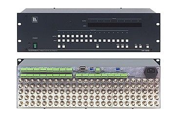 מטריצת Kramer VP-1608- עם 16 כניסות RGBHV ל-8 יציאות RGBHV. מטריצת Kramer VP-1608- עם 16 כניסות RGBHV ל-8 יציאות RGBHV.