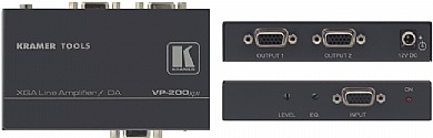 מפצל תמונה מדגם Kramer VP-200xln עם כניסת VGA ו-2 יציאות VGA. מפצל תמונה מדגם Kramer VP-200xln עם כניסת VGA ו-2 יציאות VGA.