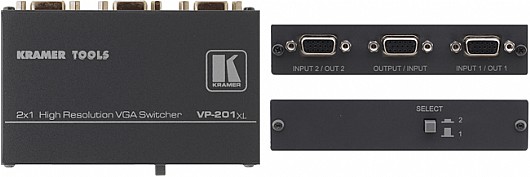 ����� ����� (����) Kramer VP-201xl -���� (����) 2 ������ VGA ������ VGA ���.