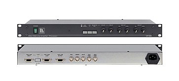 מפצל תמונה מדגם Kramer VP-22 עם כניסת VGA ויציאת VGA ו-RGBHV.(ומעבד) מפצל תמונה מדגם Kramer VP-22 עם כניסת VGA ויציאת VGA ו-RGBHV.(ומעבד)