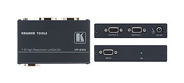מפצל תמונה Kramer VP-250 עם כניסת VGA ל-2 יציאות VGA. מפצל תמונה Kramer VP-250 עם כניסת VGA ל-2 יציאות VGA.
