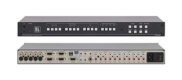 ����� ����� (����)Kramer VP-27 -���� (����) ��� ������ :  4 CV , 4 s-Video, 4 VGA   ������� : 1 CV, 1 Y/C, 1 VGA.