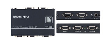 מפצל תמונה Kramer VP-450 עם כניסת VGA ו-4 יציאות VGA. מפצל תמונה Kramer VP-450 עם כניסת VGA ו-4 יציאות VGA.