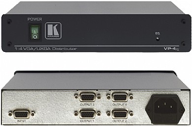 מפצל תמונה Kramer VP-4xl עם כניסה VGA ו-4 יציאות VGA. מפצל תמונה Kramer VP-4xl עם כניסה VGA ו-4 יציאות VGA.