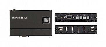 קופסת מיתוג (בורר) Kramer VS-401USB -ממתג (בורר) בעל 4 כניסות USB-B ליציאת USB-A אחת. קופסת מיתוג (בורר) Kramer VS-401USB -ממתג (בורר) בעל 4 כניסות USB-B ליציאת USB-A אחת.