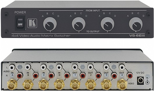 ������ Kramer VS-6EIII �� 4 ������ CV �-4 ������ CV ���� ����� ������.