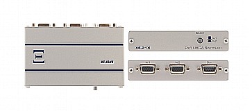 קופסת מיתוג (בורר) Kramer XE-21X -ממתג (בורר) מכני 2 כניסות VGA ליציאת VGA אחת. קופסת מיתוג (בורר) Kramer XE-21X -ממתג (בורר) מכני 2 כניסות VGA ליציאת VGA אחת.